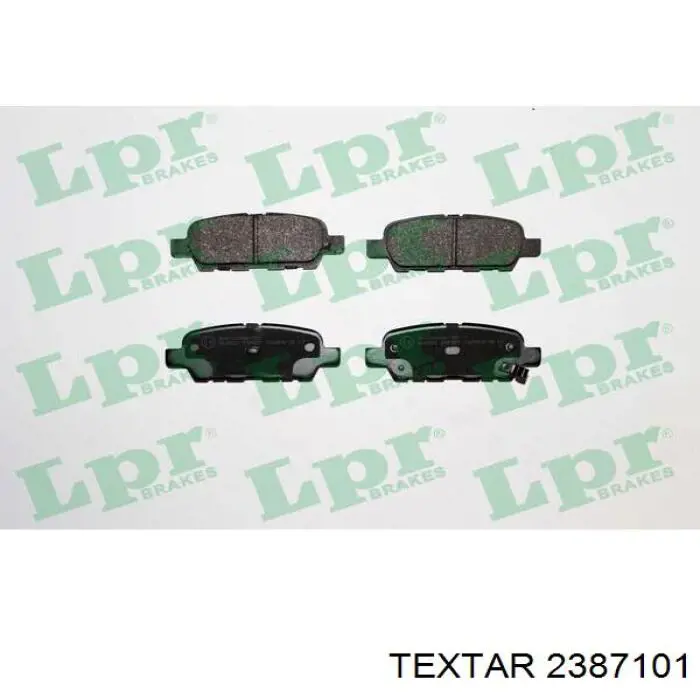 Задні гальмівні колодки Textar 2387101 ціна, від 22.77 USD