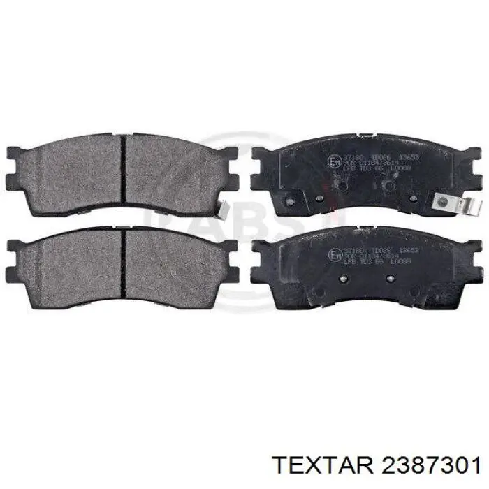 Передні тормозні колодки 2387301 Textar