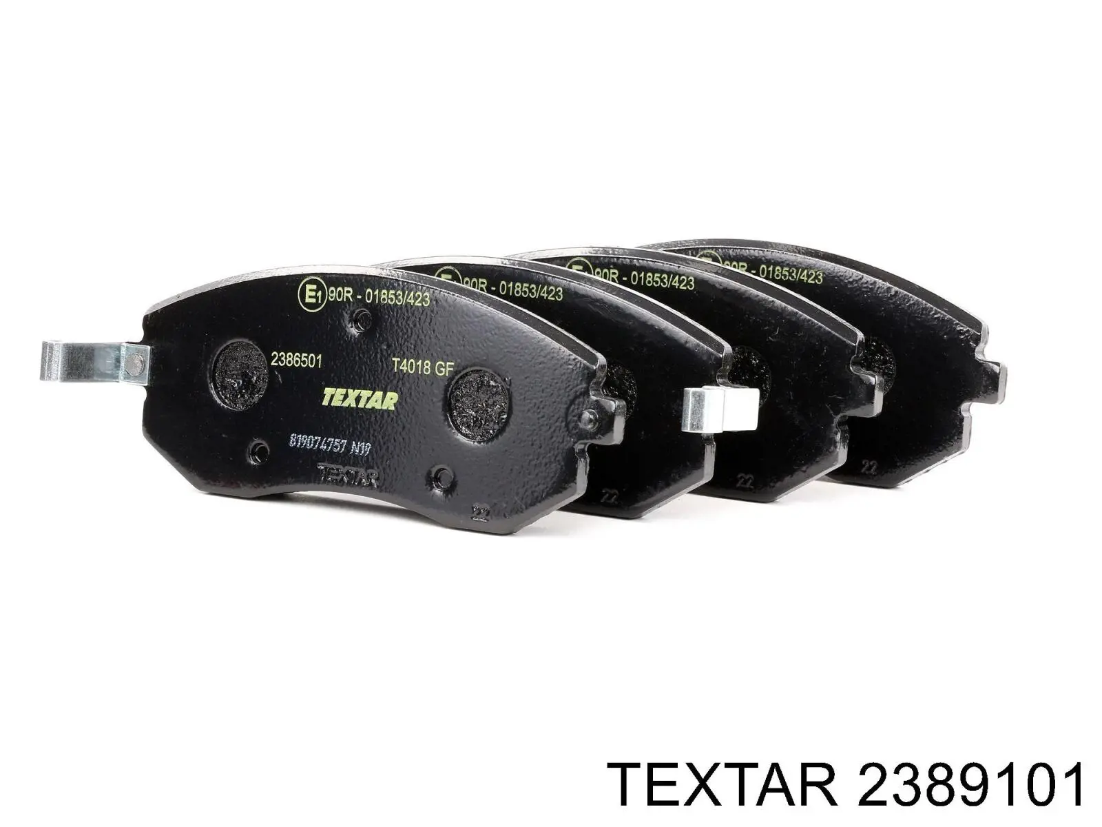 Передні тормозні колодки 2389101 Textar