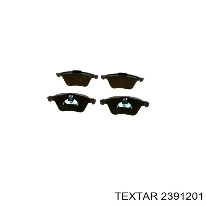 Купити 2391201 Textar Колодки гальмівні передні, дискові