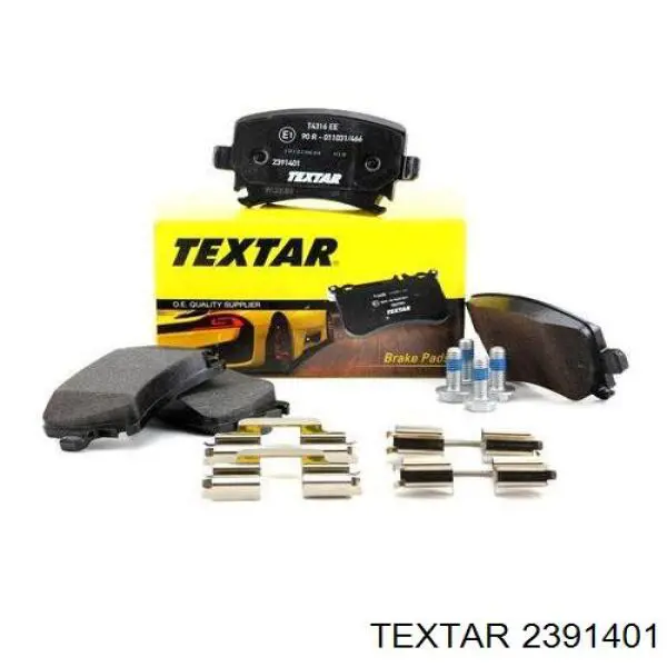 2391401 Textar Колодки гальмівні задні, дискові