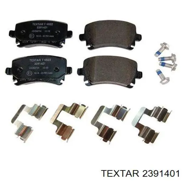 Задні гальмівні колодки Textar 2391401 ціна, від 17.73 USD