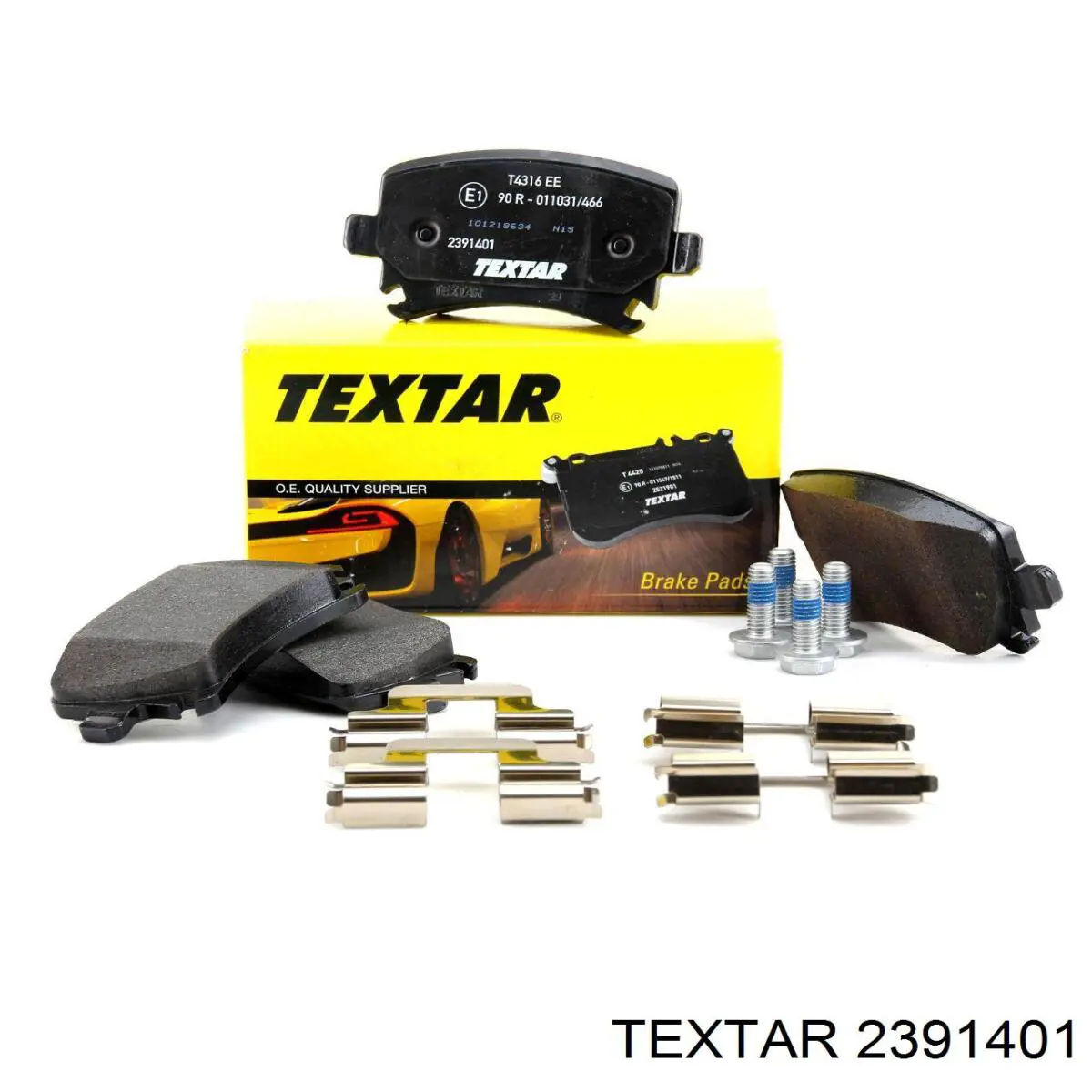 Задні гальмівні колодки 2391401 Textar