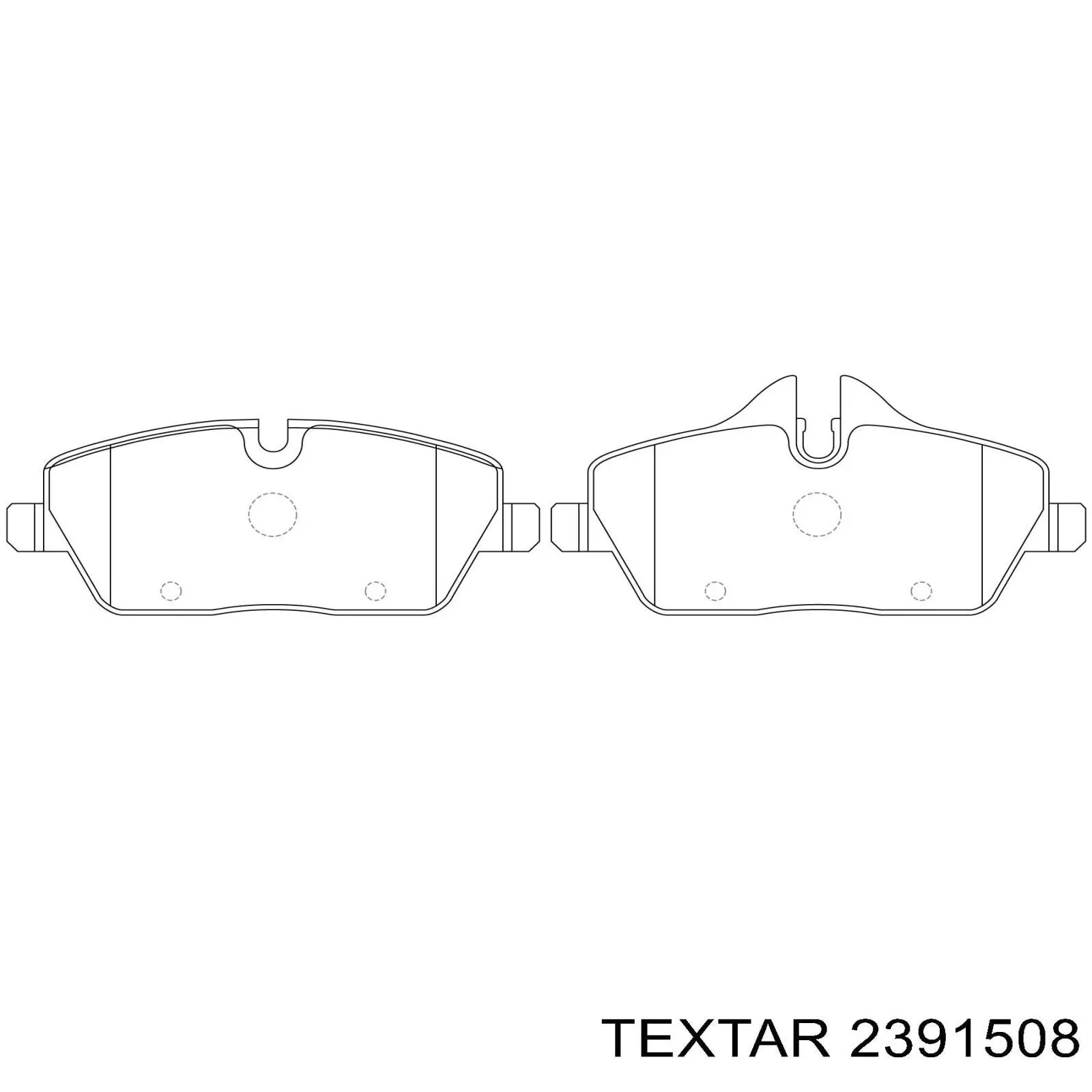 Тормозні колодки Textar 2391508