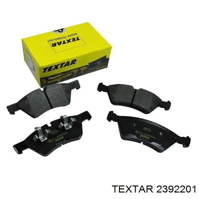Купити 2392201 Textar Колодки гальмівні передні, дискові