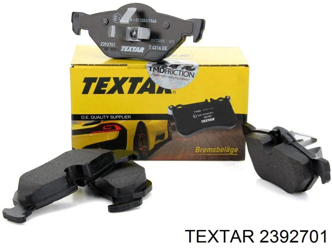 Купити 2392701 Textar Задні колодки