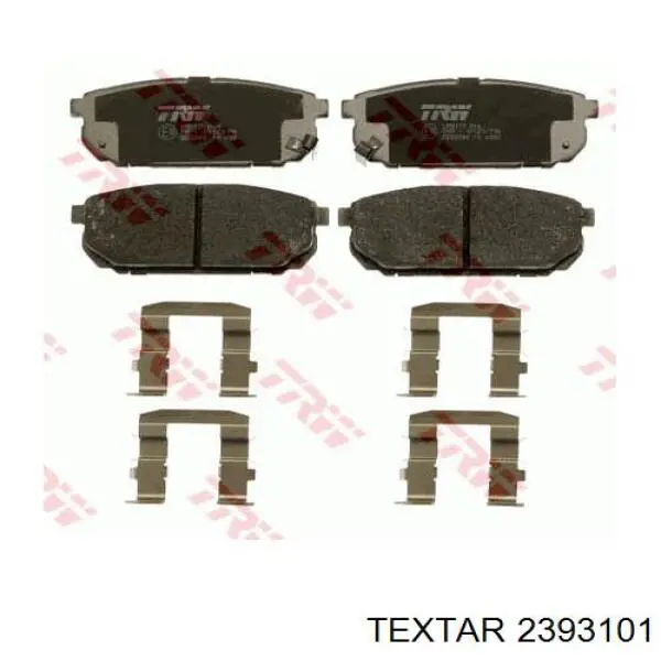Купити 2393101 Textar Задні колодки
