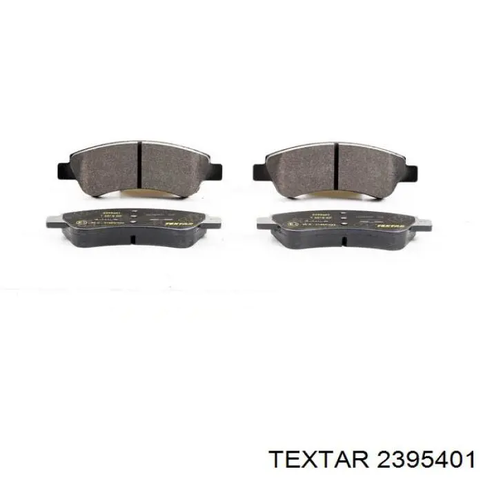 2395401 Textar колодки гальмівні передні, дискові
