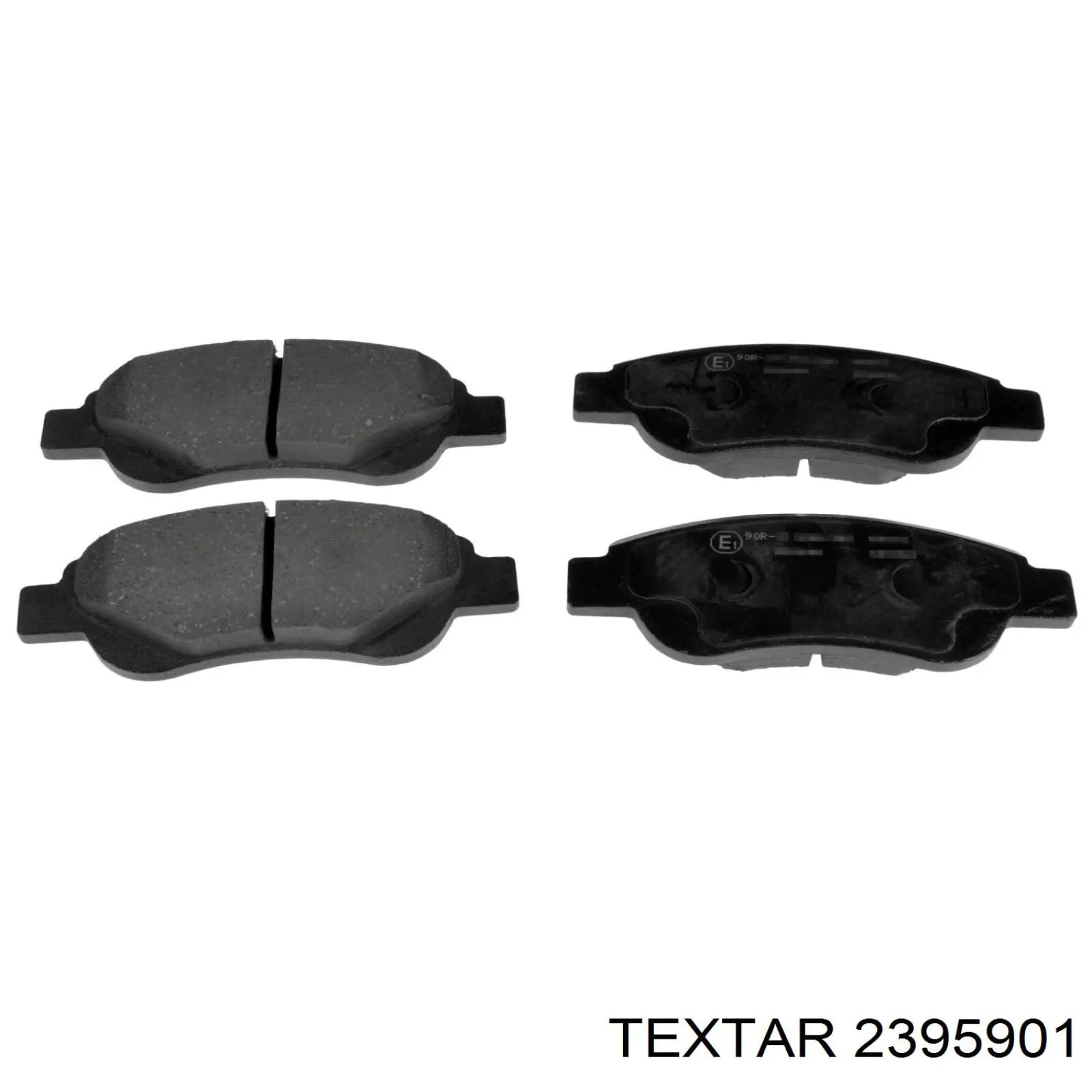 2395901 Textar колодки гальмівні передні, дискові