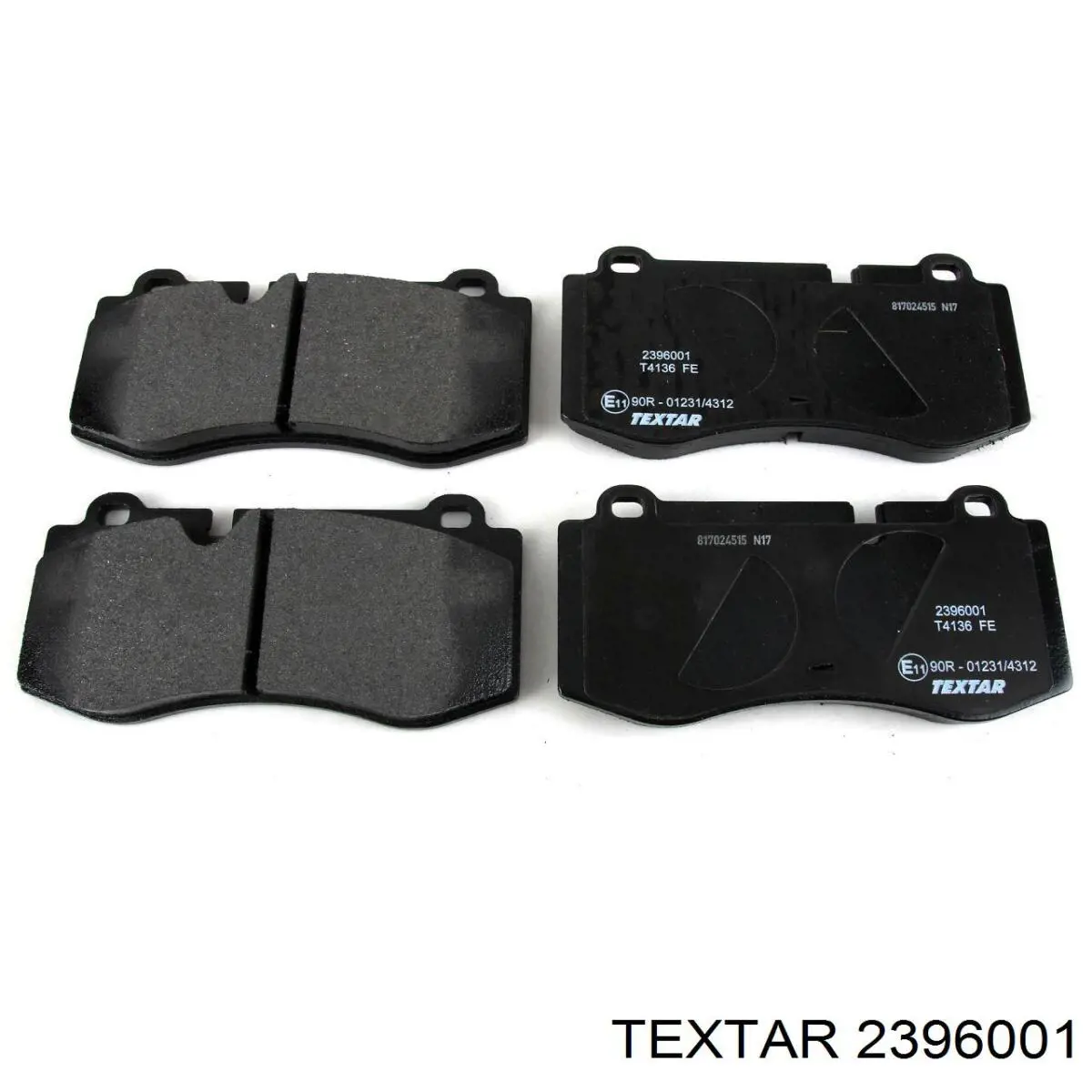 Передні тормозні колодки 2396001 Textar