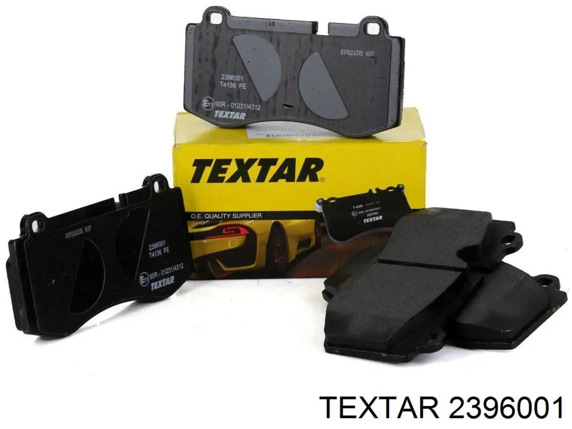 Купити 2396001 Textar Колодки гальмівні передні, дискові