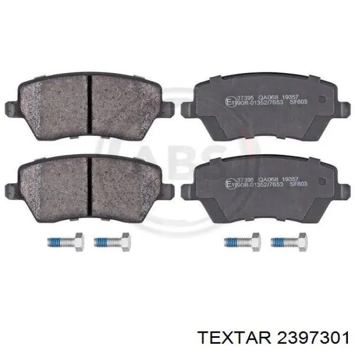 Купити 2397301 Textar Колодки гальмівні передні, дискові