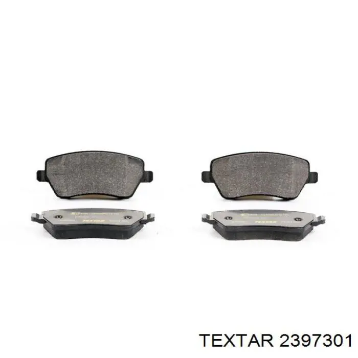 2397301 Textar колодки гальмівні передні, дискові