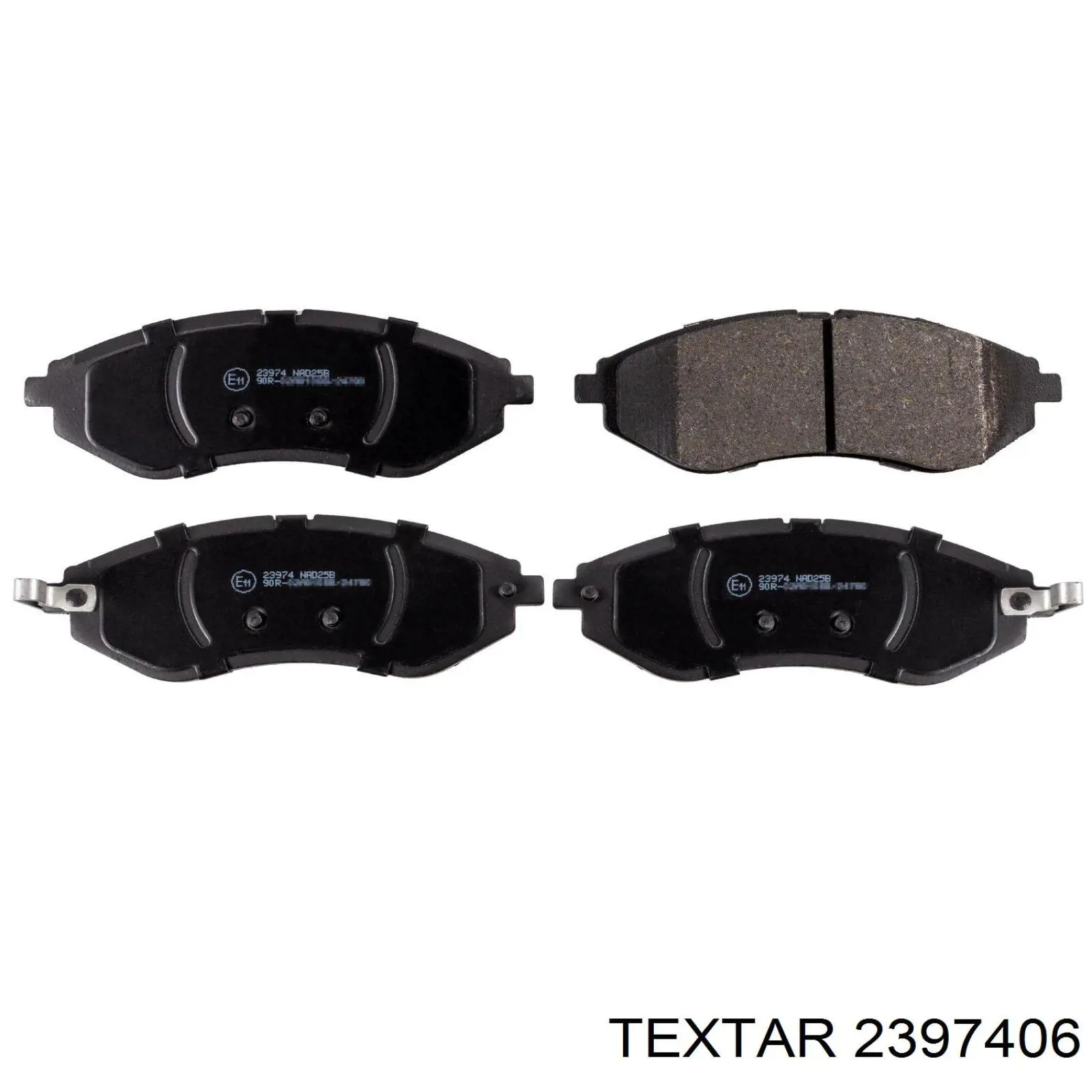 Передні тормозні колодки 2397406 Textar