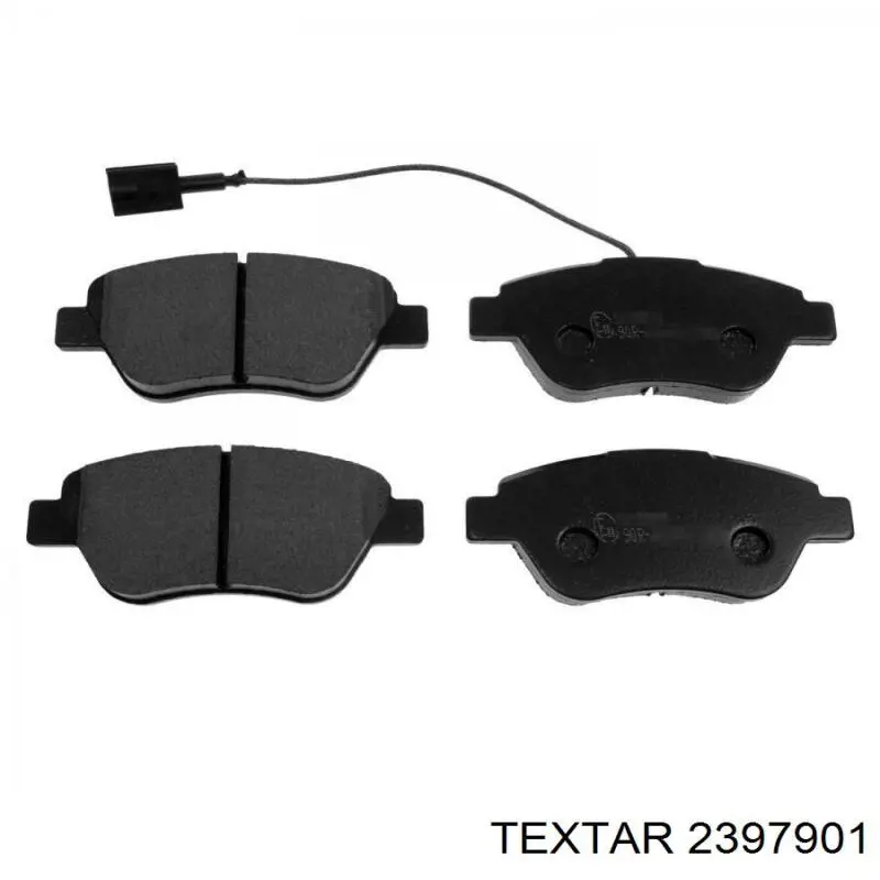Купити 2397901 Textar Колодки гальмівні передні, дискові