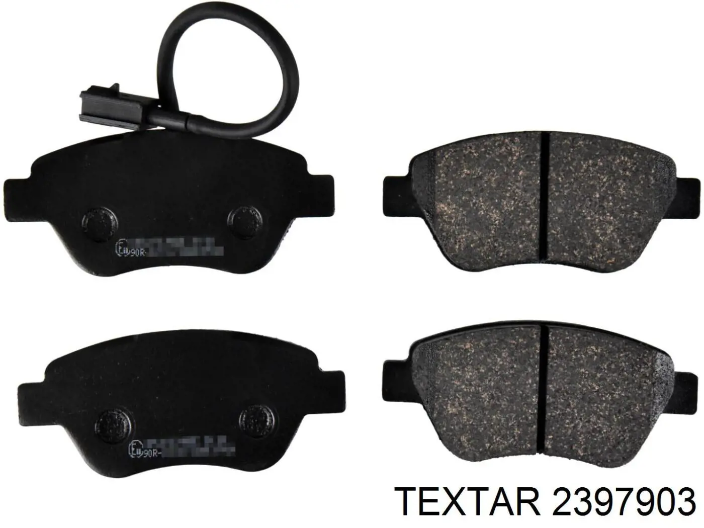 Купити 2397903 Textar Колодки гальмівні передні, дискові