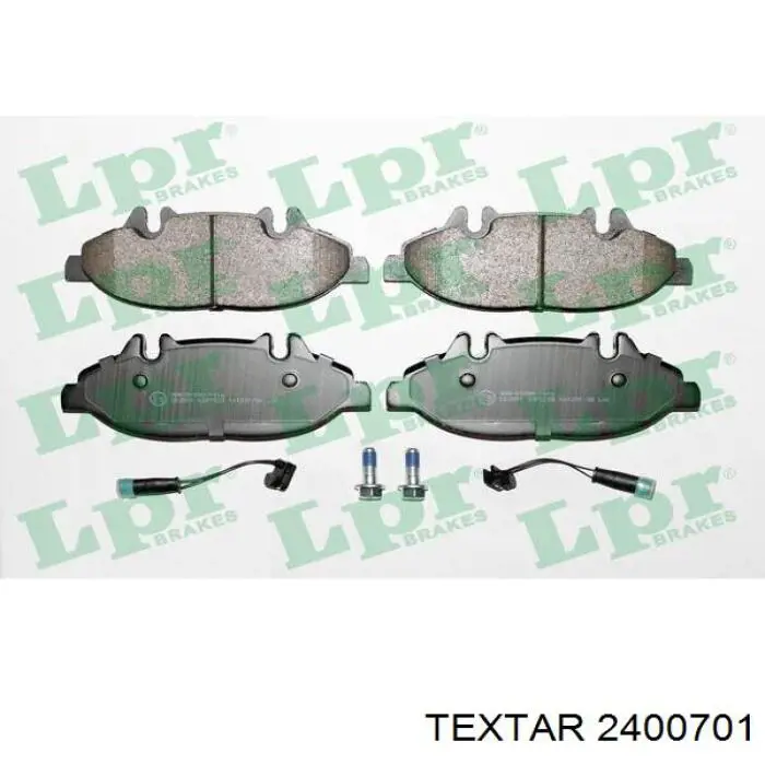 Гальмівні колодки Textar 2400701 ціна, від 27.88 USD