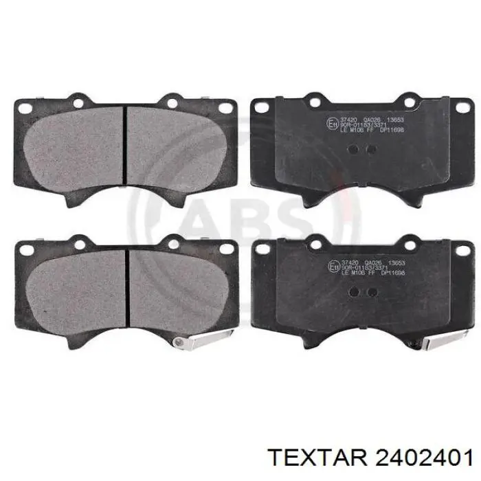 Гальмівні колодки Textar 2402401 ціна, від 32.34 USD