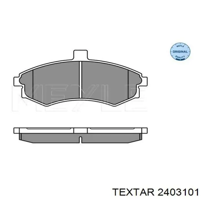 Гальмівні колодки Textar 2403101 ціна, від 15.83 USD