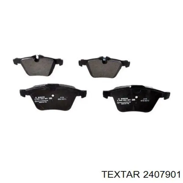 Гальмівні колодки Textar 2407901 ціна, від 74.45 USD