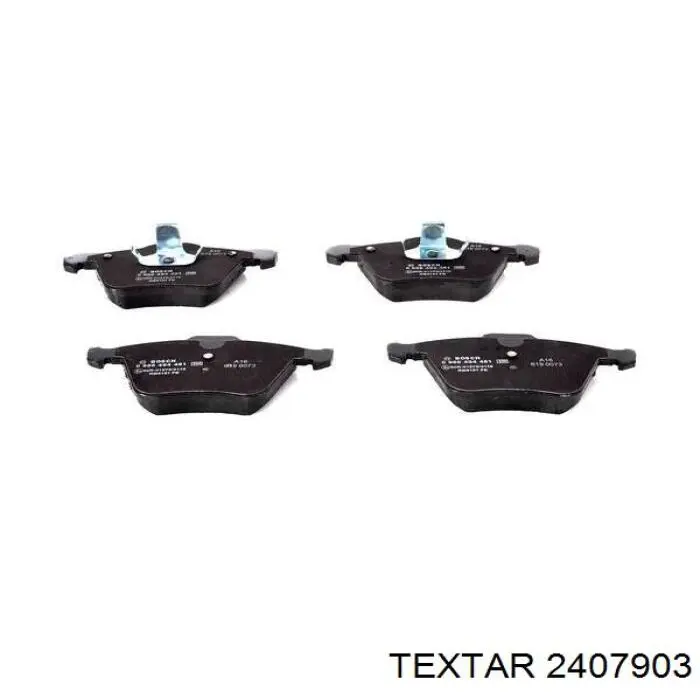 Купити 2407903 Textar Колодки гальмівні передні, дискові