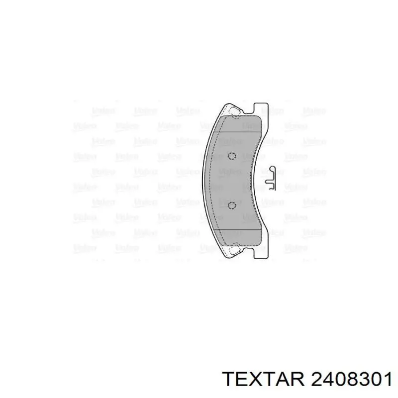 Гальмівні колодки Textar 2408301 ціна, від 30.01 USD
