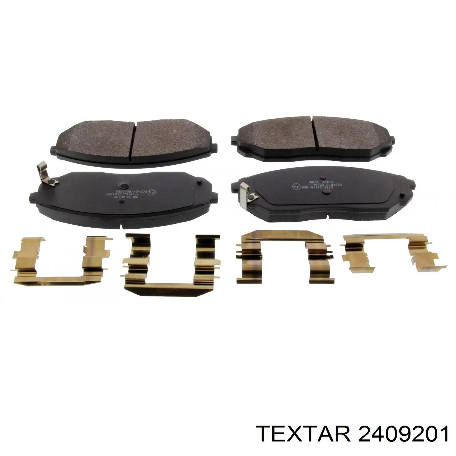 Гальмівні колодки Textar 2409201 ціна, від 29.28 USD