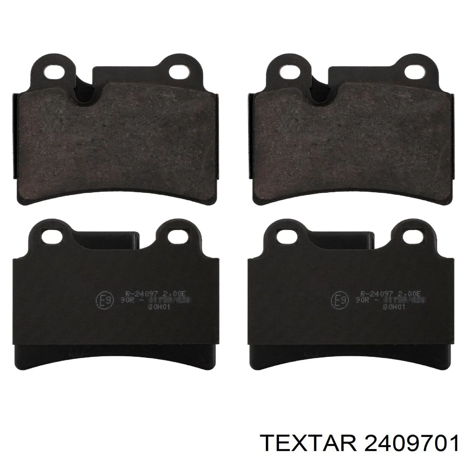 Задні гальмівні колодки Textar 2409701 ціна, від 20.76 USD