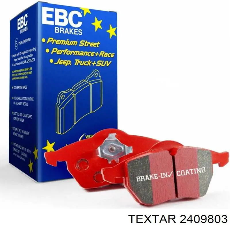 Гальмівні колодки Textar 2409803 ціна, від 64.05 USD