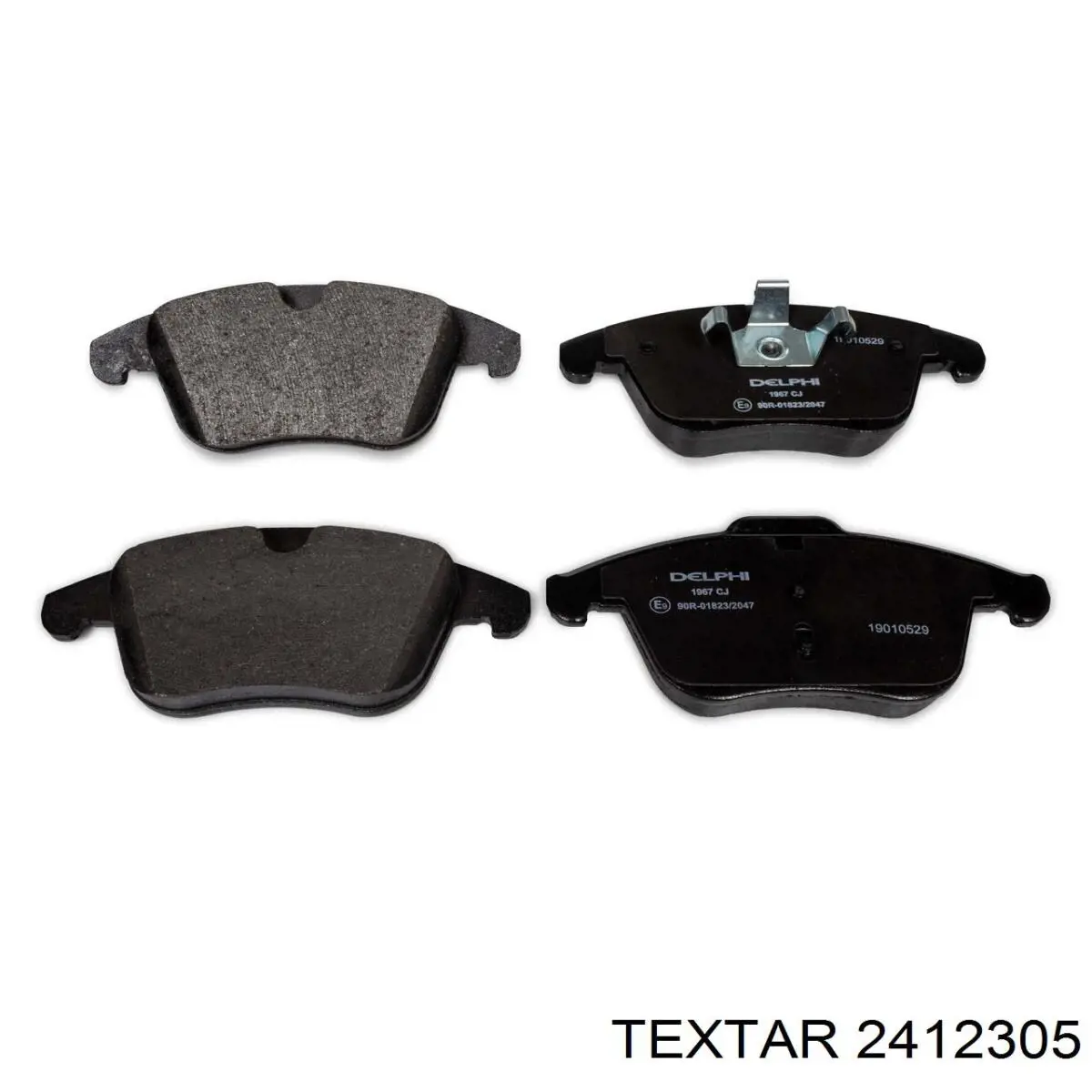 Гальмівні колодки Textar 2412305 ціна, від 54.75 USD