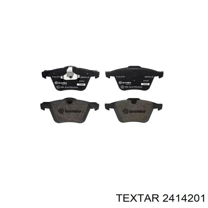 Передні тормозні колодки 2414201 Textar