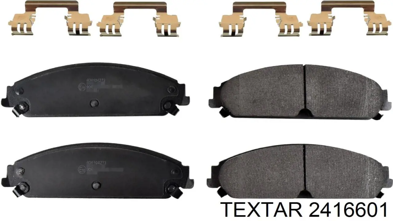 Гальмівні колодки Textar 2416601 ціна, від 26.63 USD