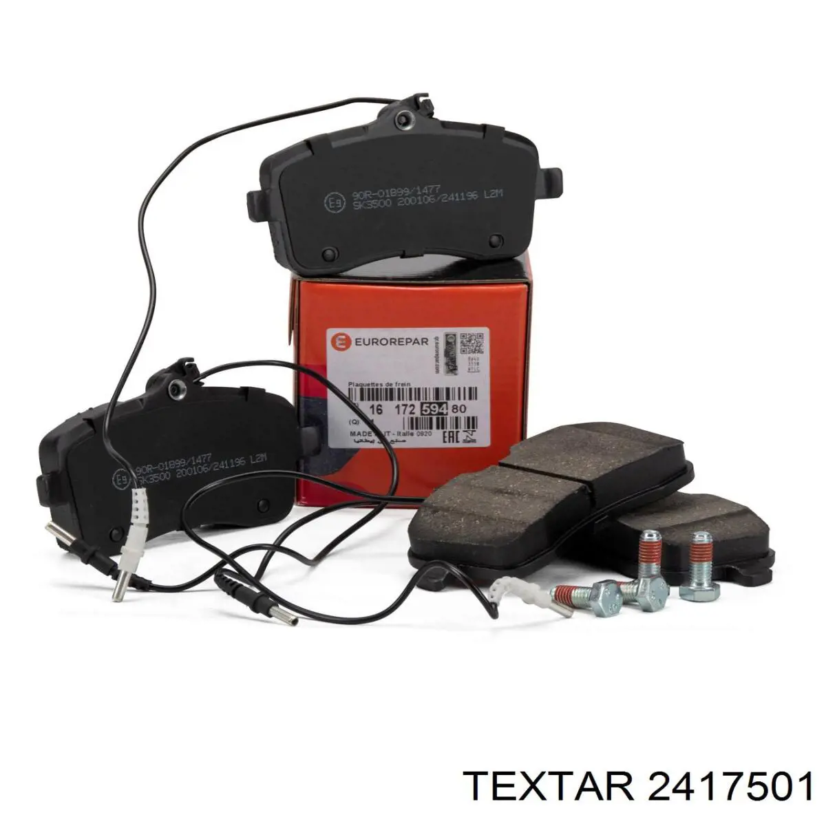 Гальмівні колодки Textar 2417501 ціна, від 27.89 USD