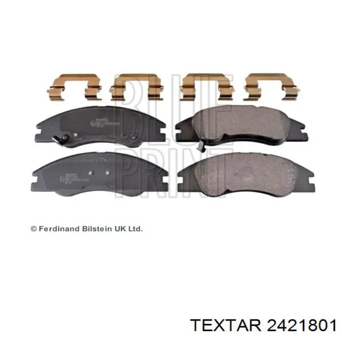 Гальмівні колодки Textar 2421801 ціна, від 22.08 USD