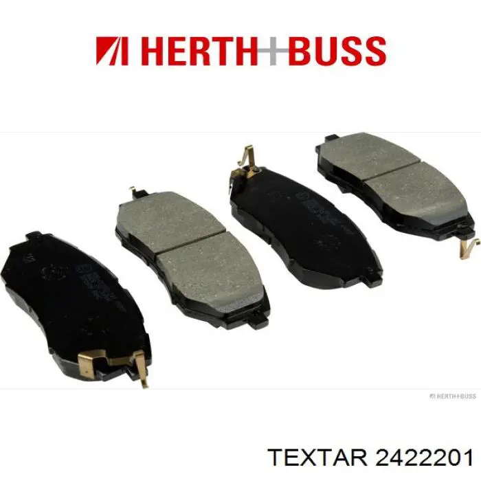 Передні тормозні колодки 2422201 Textar