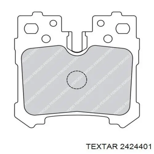 Купити 2424401 Textar Задні колодки