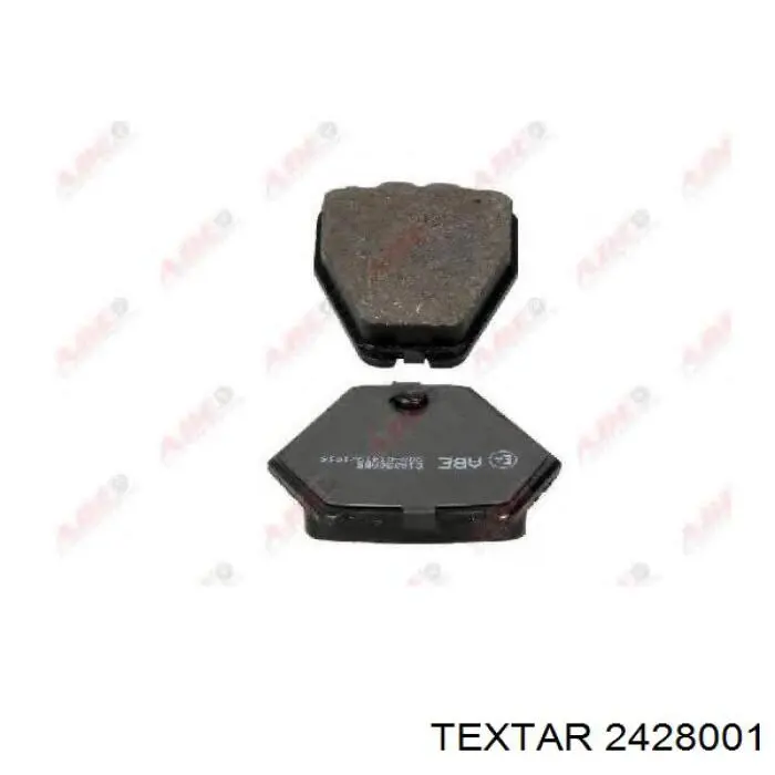 Купити 2428001 Textar Колодки гальмівні передні, дискові