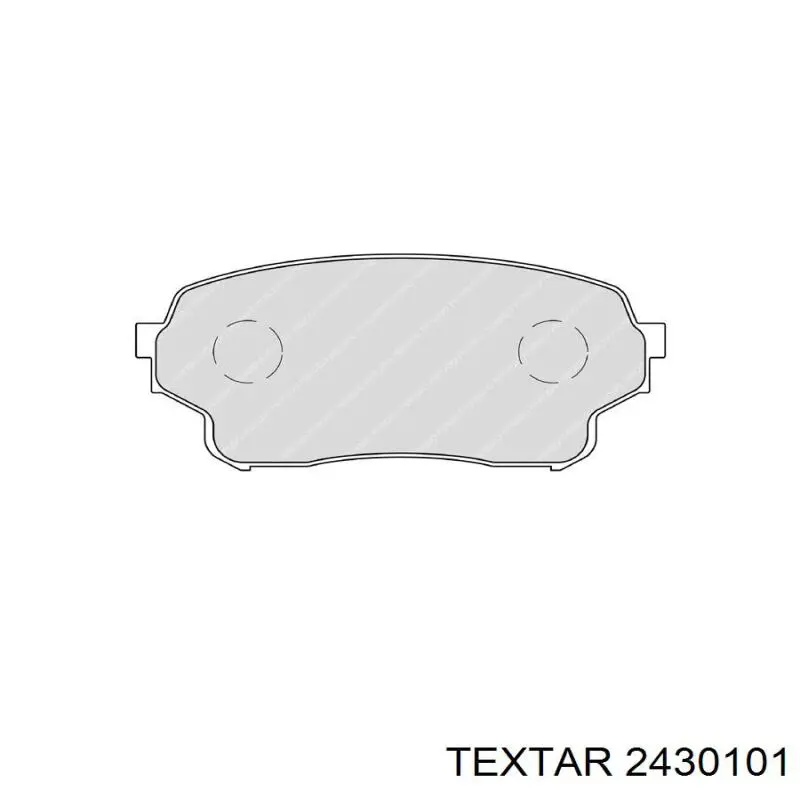 Тормозні колодки Textar 2430101