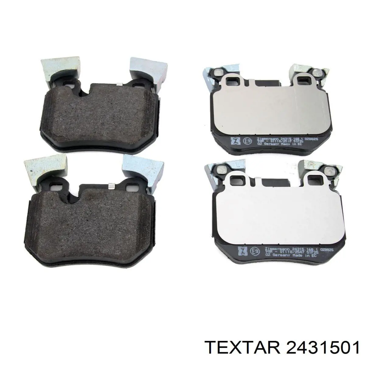 Задні дискові колодки Textar 2431501