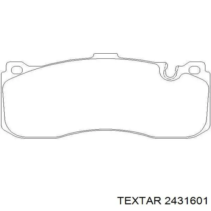 Гальмівні колодки Textar 2431601 ціна, від 55.70 USD