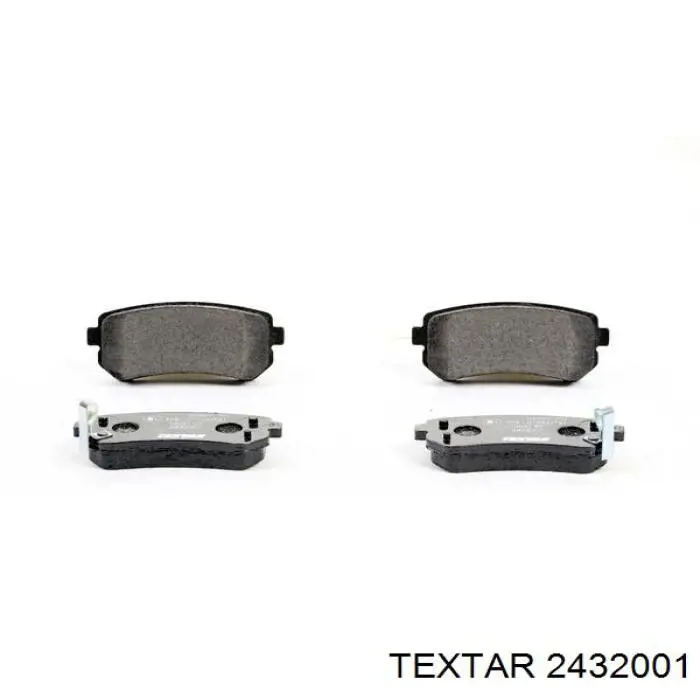 Купити 2432001 Textar Задні колодки
