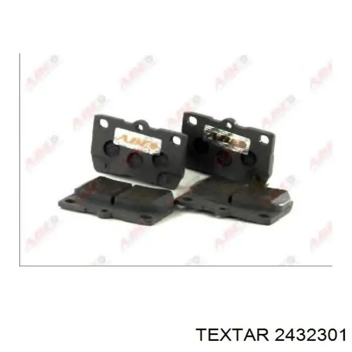 Задні дискові колодки Textar 2432301