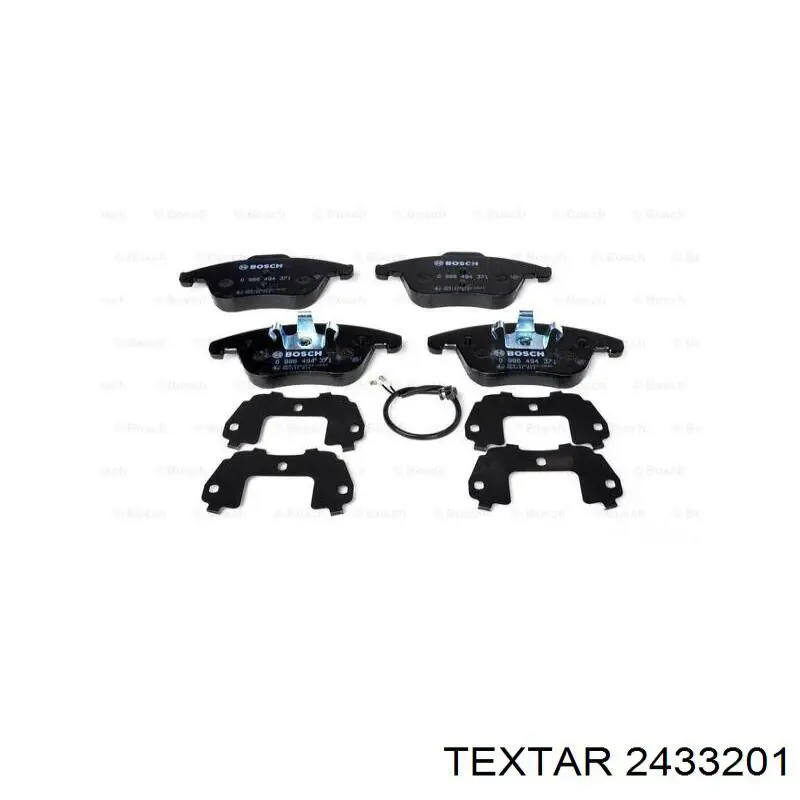 Гальмівні колодки Textar 2433201 ціна, від 33.27 USD