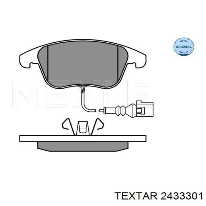 Гальмівні колодки Textar 2433301 ціна, від 35.85 USD