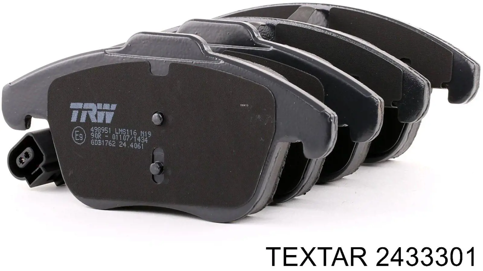Купити 2433301 Textar Колодки гальмівні передні, дискові