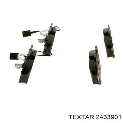 Купити 2433901 Textar Колодки гальмівні передні, дискові