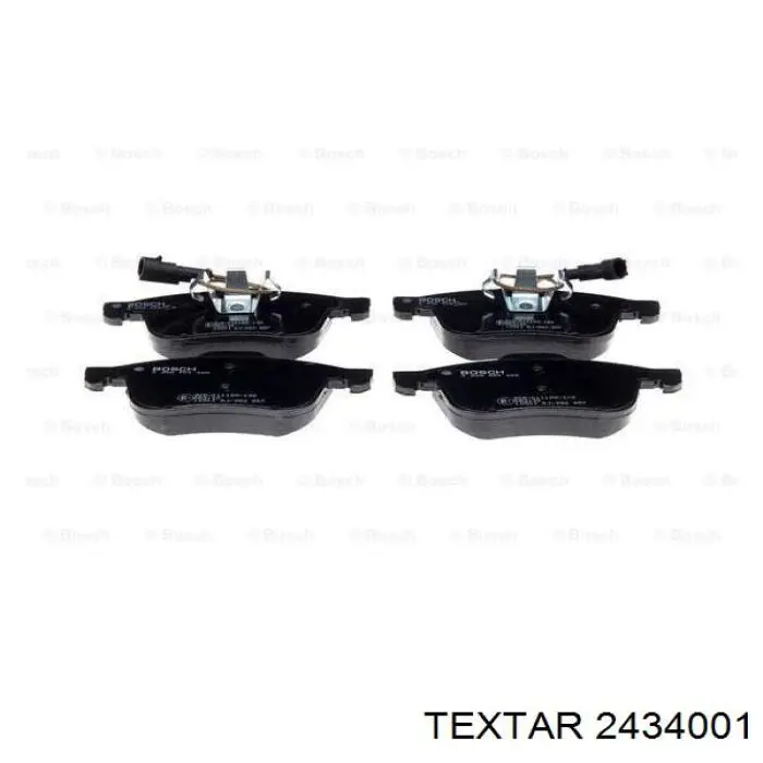 Купити 2434001 Textar Колодки гальмівні передні, дискові