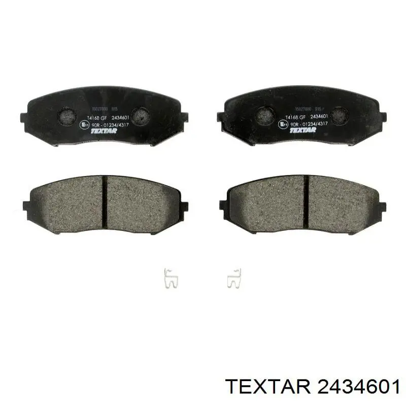Гальмівні колодки Textar 2434601 ціна, від 27.41 USD