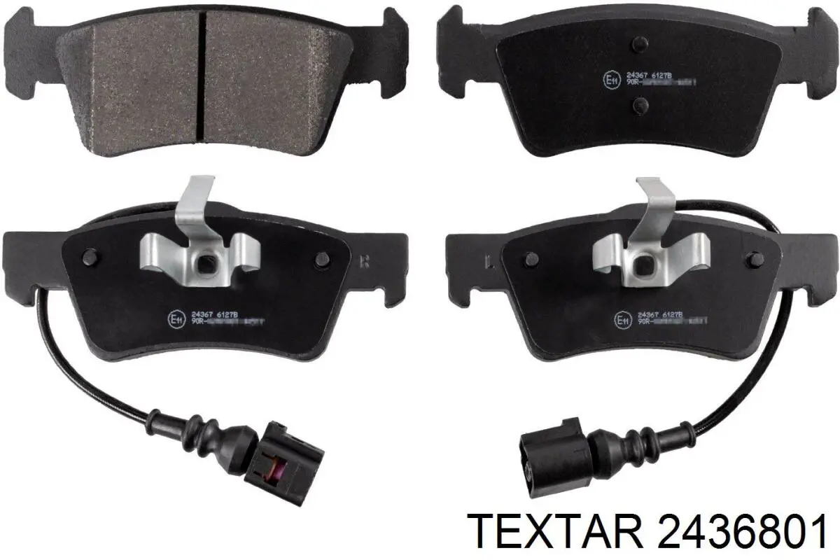 Задні гальмівні колодки Textar 2436801 ціна, від 21.14 USD