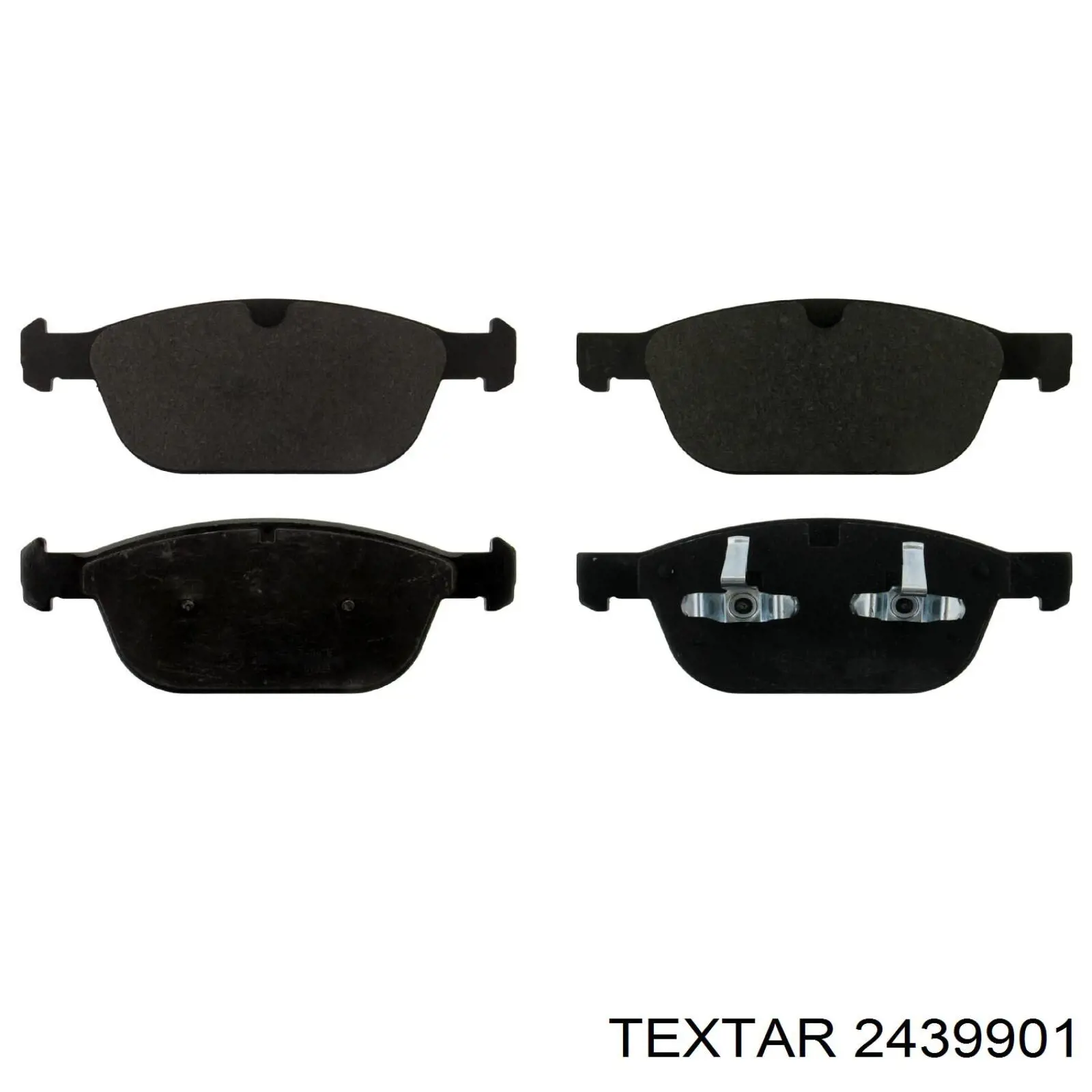Купити 2439901 Textar Колодки гальмівні передні, дискові